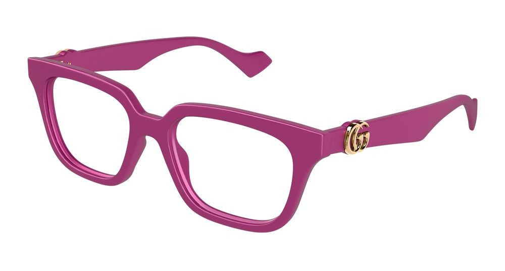 Gucci Red Gg1536o Bold Oversized Square Frame Eyeglasses