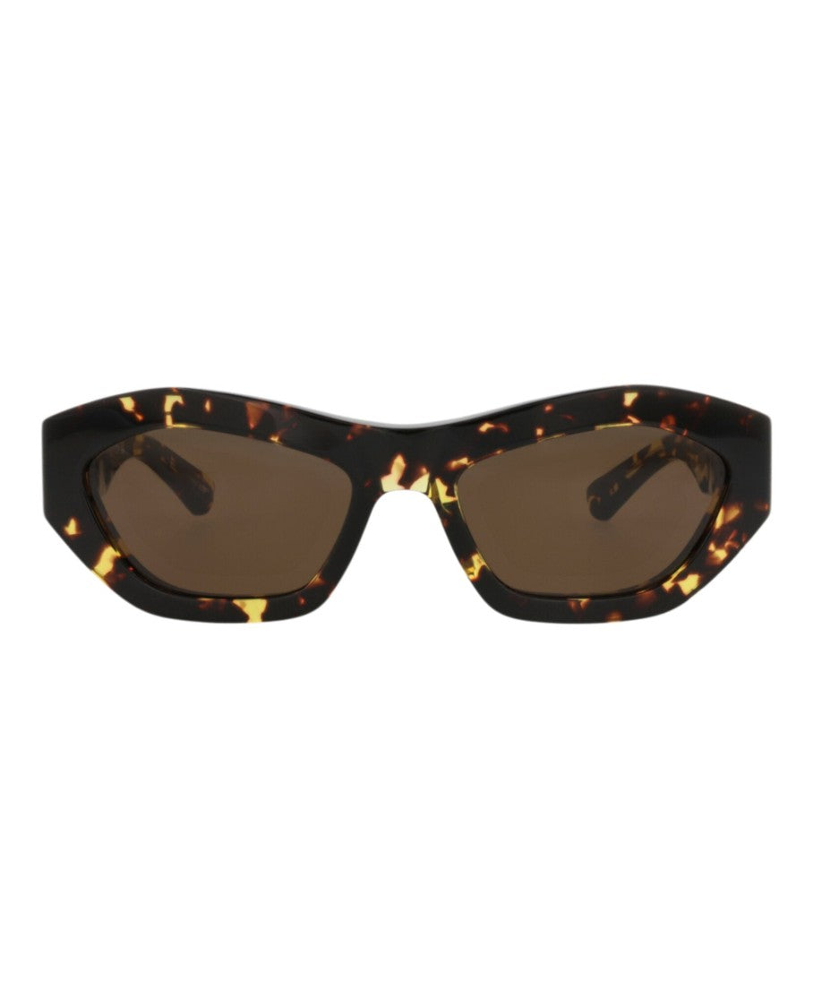 Bottega Veneta Round-Frame Recycled Acetate Sunglasses