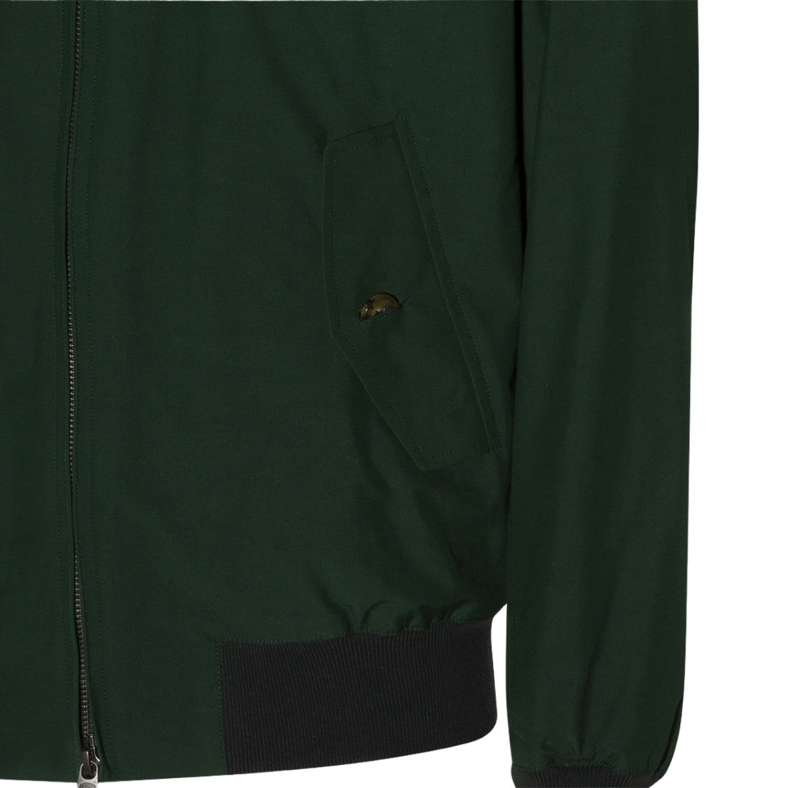 Baracuta Deep Green Jacket With High Collar