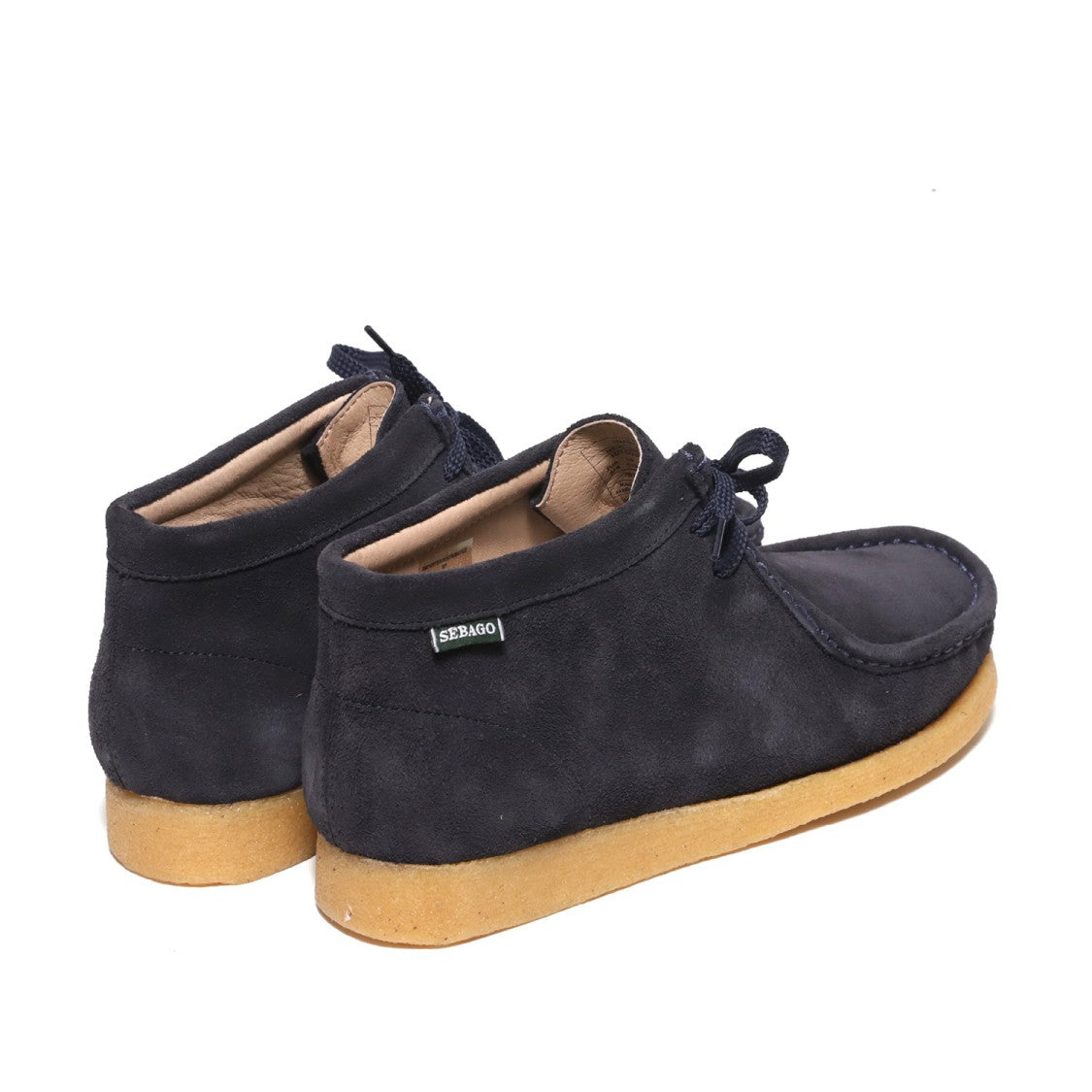 Sebago Koala Model Ankle Boot In Soft Blue Suede