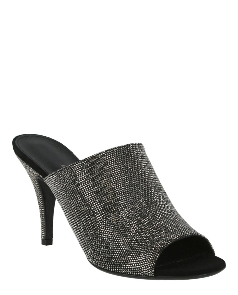 Ferragamo Janine Crystal Heel Sandals