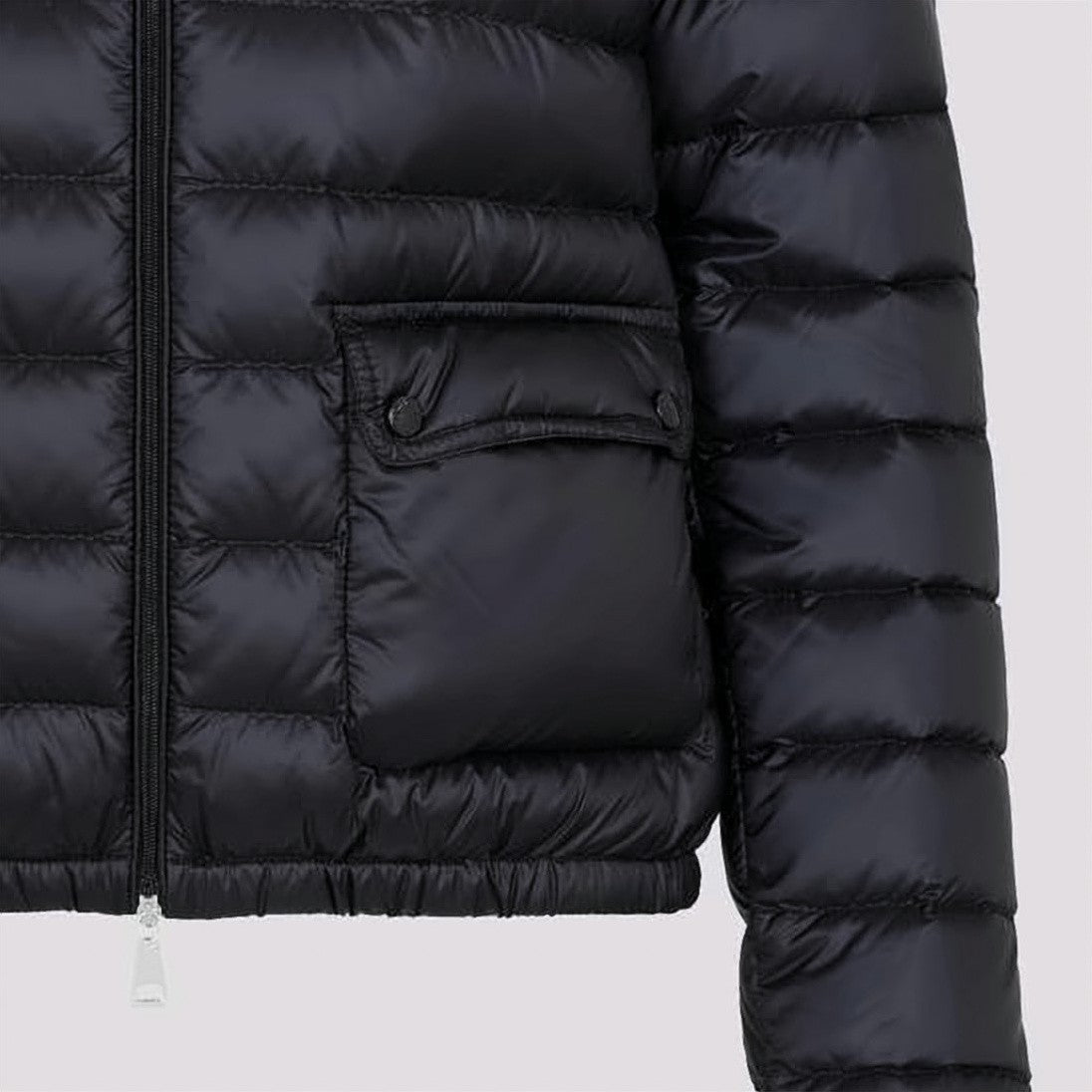 Moncler Quilted Black Short Down Jacket