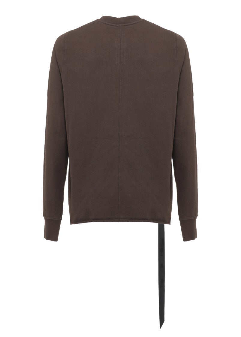 Drkshdw Brown Cotton Sweatshirt With Iconic Lace Detail