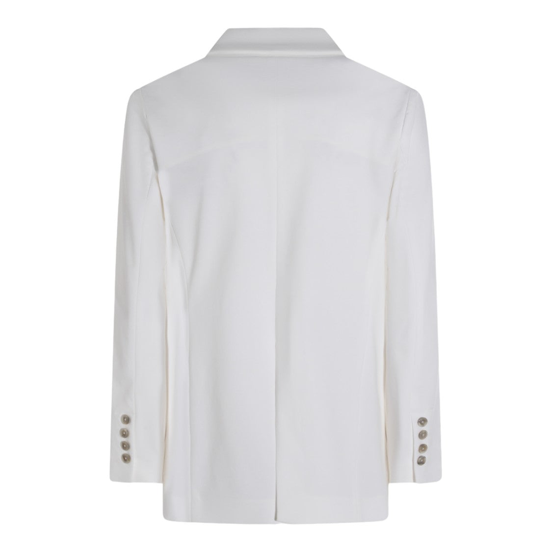 Herno White Jacket With Classic Collar