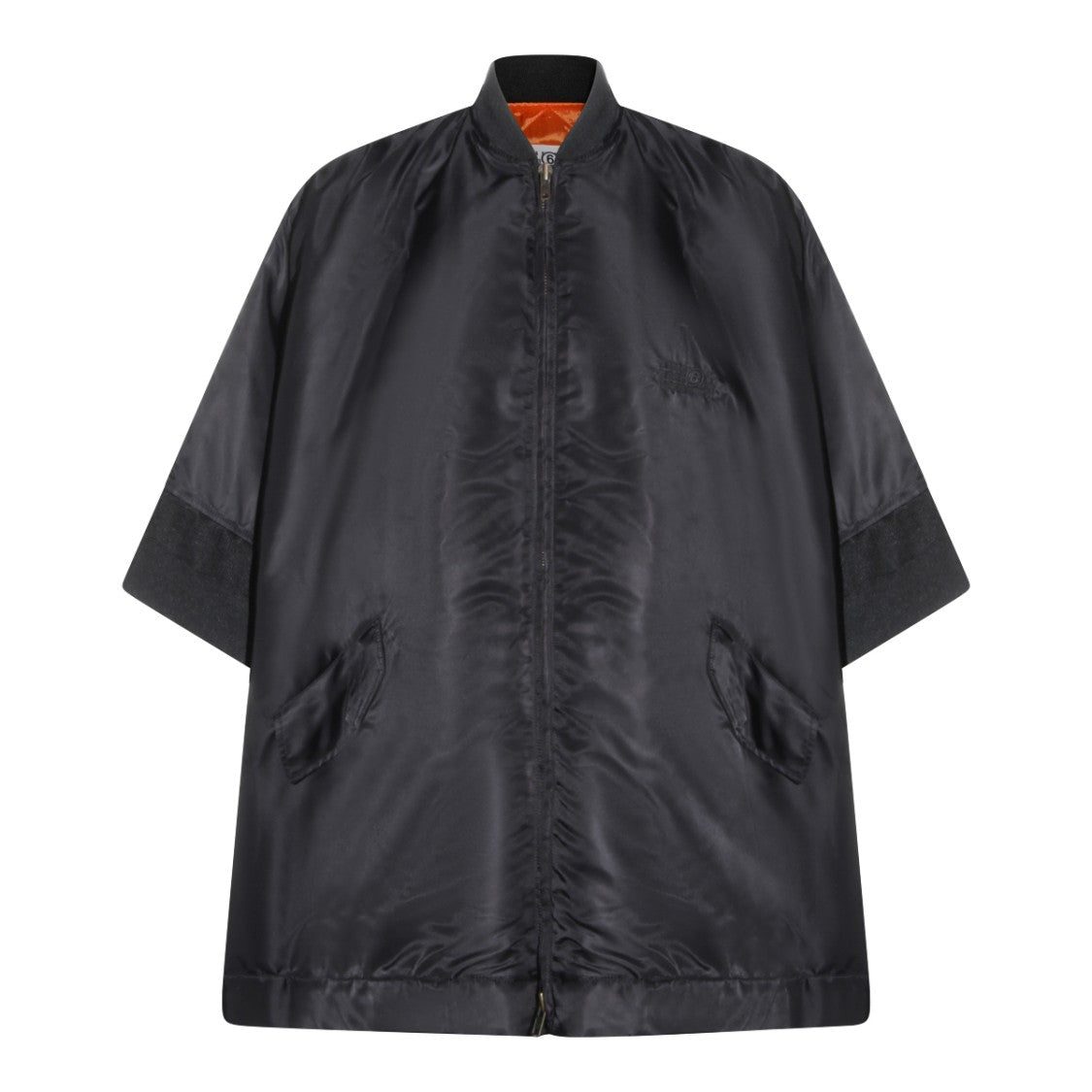 Mm6 By Maison Margiela Tailored Black Jacket With Classic Collar