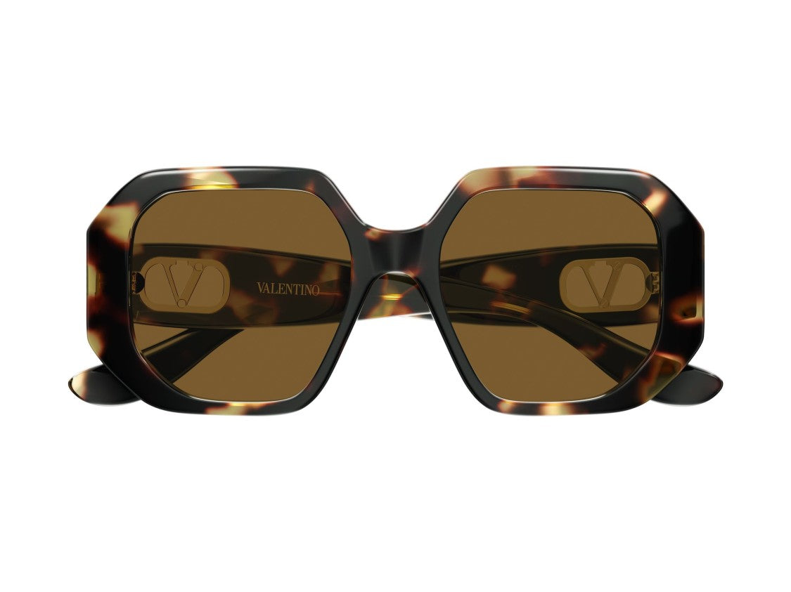 Valentino Vg0003sa Tortoiseshell Oversized Geometric Square Sunglasses