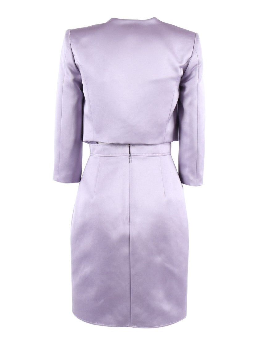 Elisabetta Franchi Sleeveless Mini Dress Jacket Set