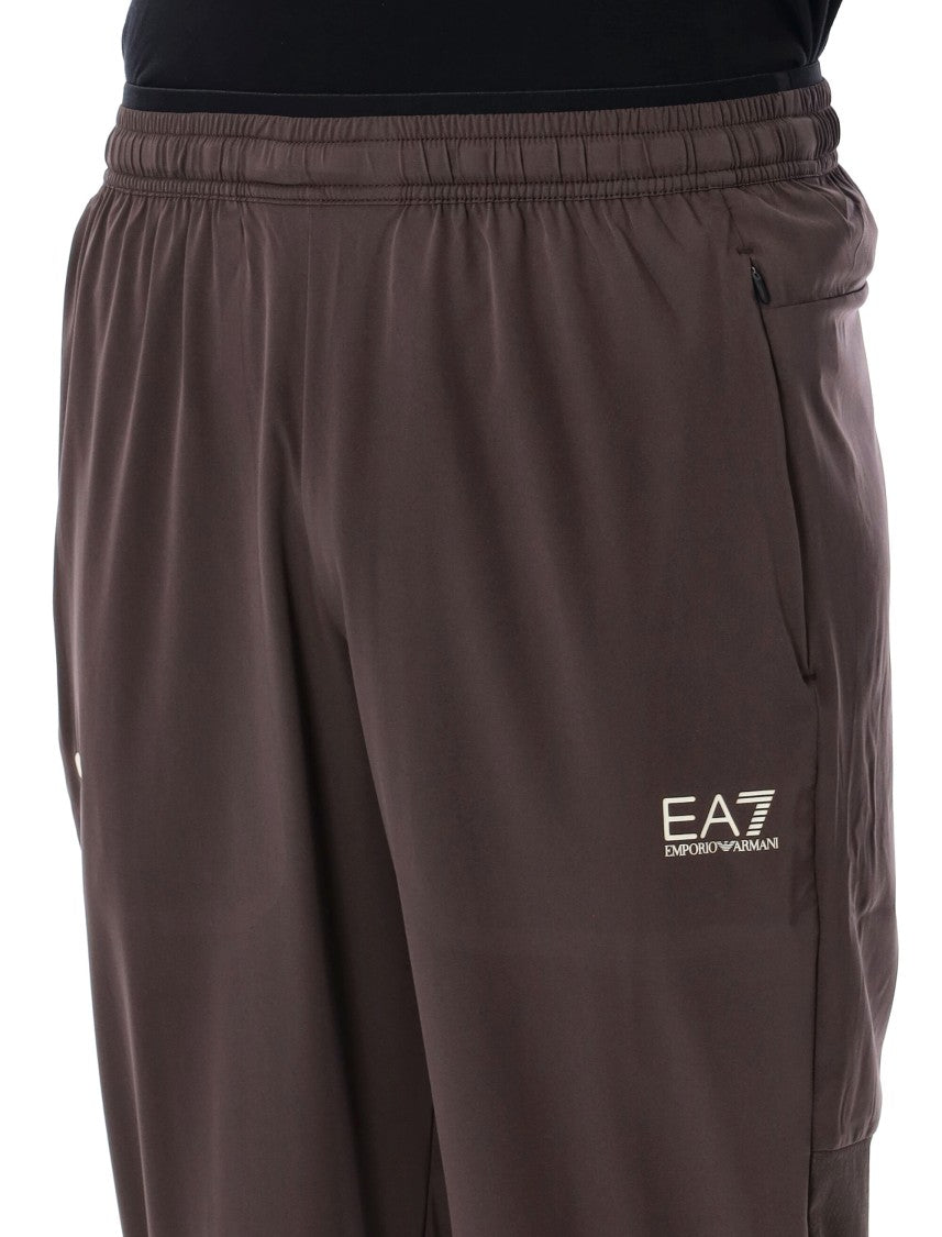Emporio Armani Dynamic Athlete Trousers With Graphic Prints