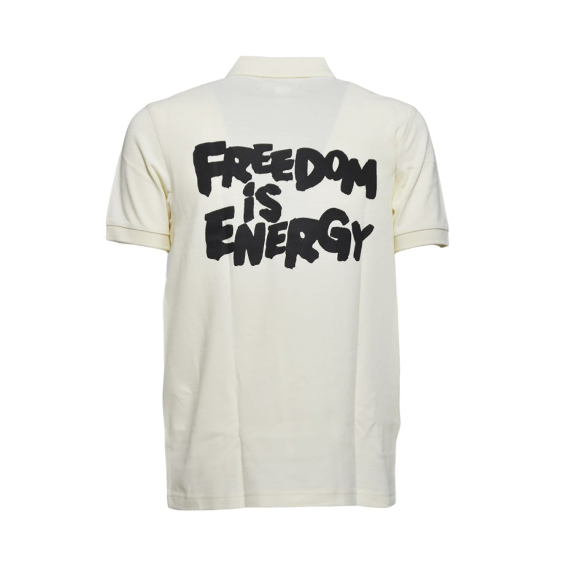 Comme Des Garçons Ecru Shirt Cotton Knit Polo