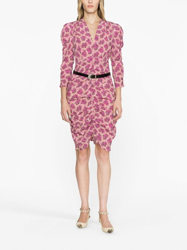 Isabel Marant Celina Graphic-Print Dress