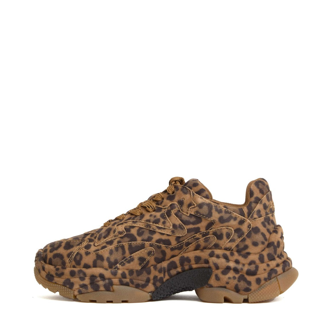 Ash Leopard Print Suede Sneakers