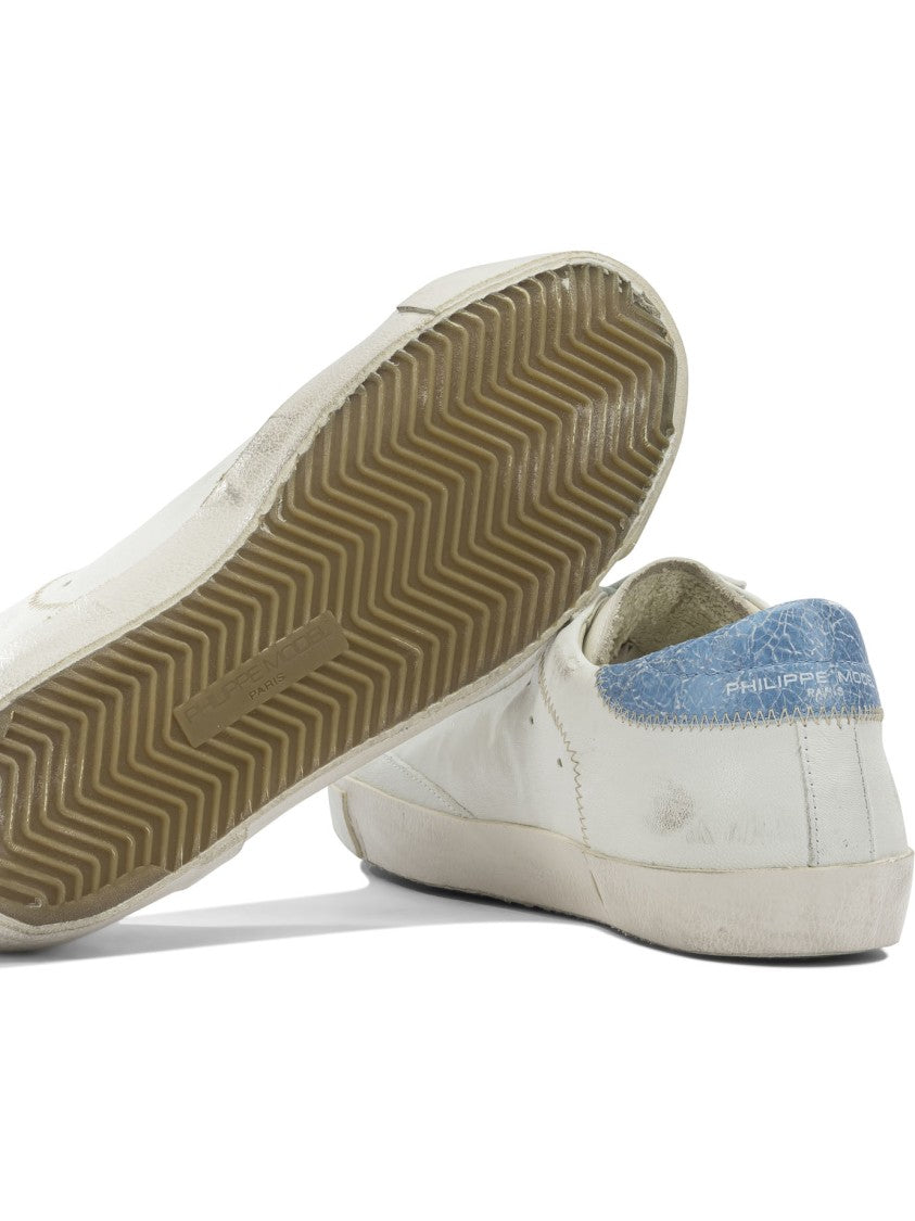 Philippe Model Paris Low-Top Slip-On Sneakers With Premium Leather And Rubber Accents