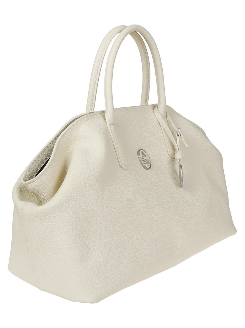 Ash Jaquelin Structured Leather Shoulder Bag