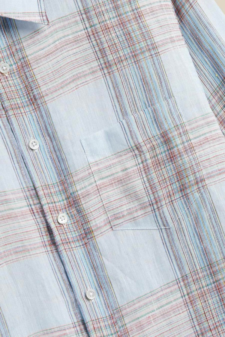 Portuguese Flannel Camile Pure Linen Madras Shirt