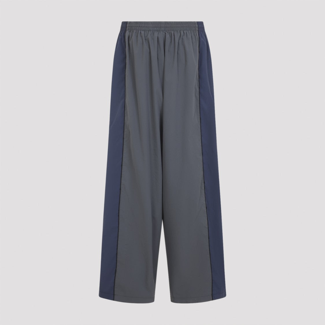 Balenciaga Relaxed Wide-Leg Trousers With Contrasting Side Stripes
