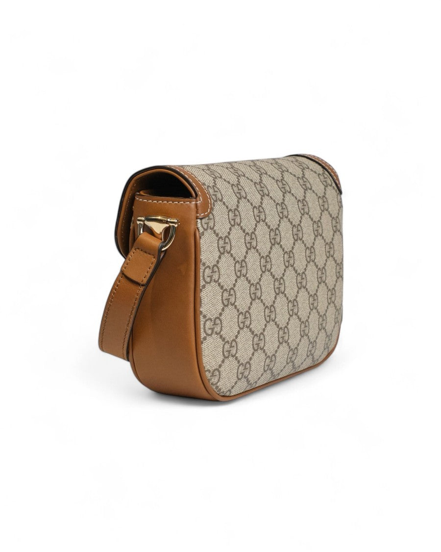Gucci Horsebit 1955 Mini Gg Supreme Marrone