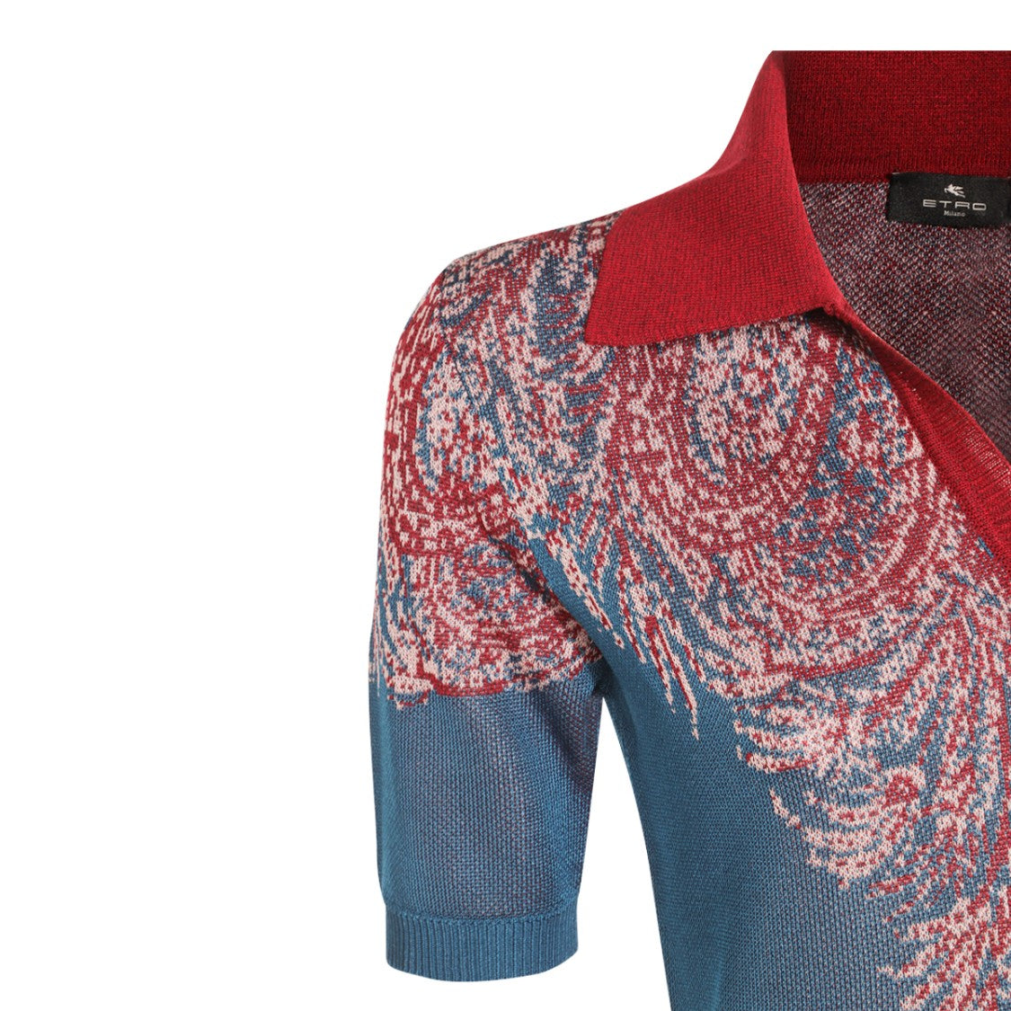 Etro Multicolor Viscose Polo Shirt
