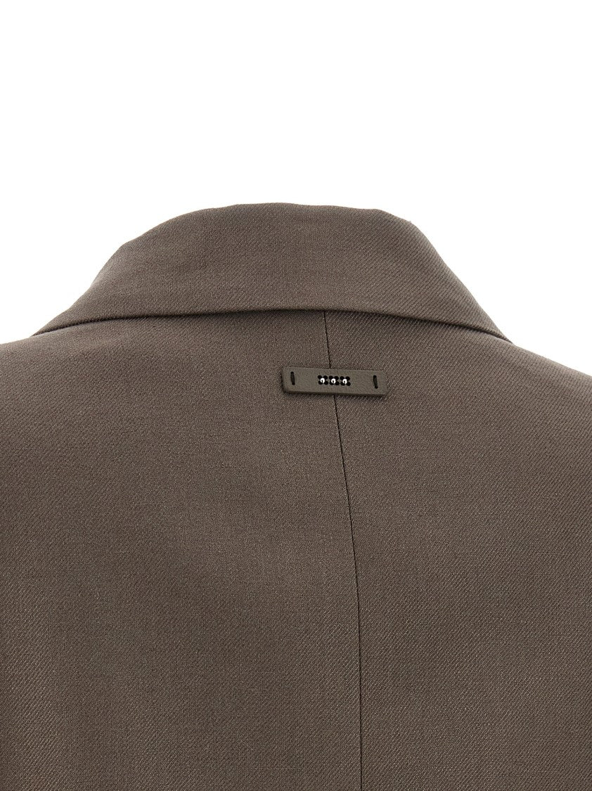 Peserico Satin Linen Blazer