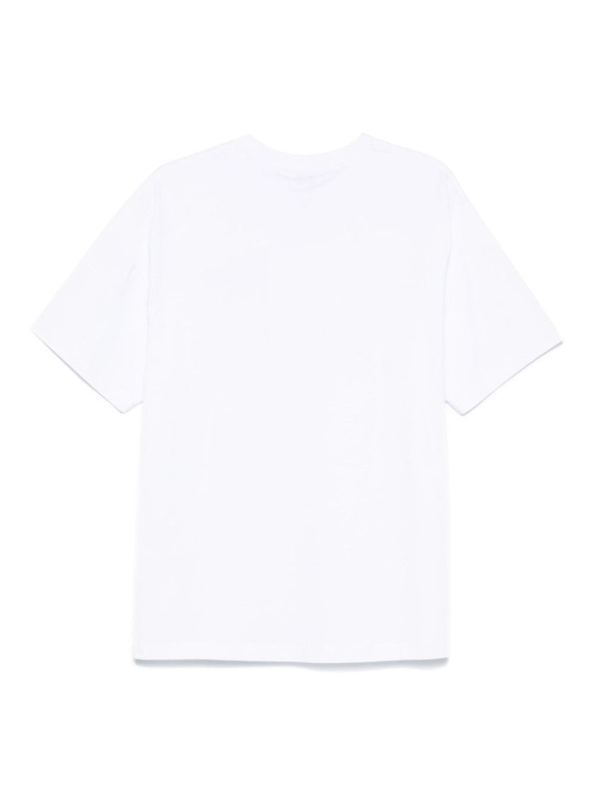 Kenzo White Minimalist Crew Neck Logo T-Shirt