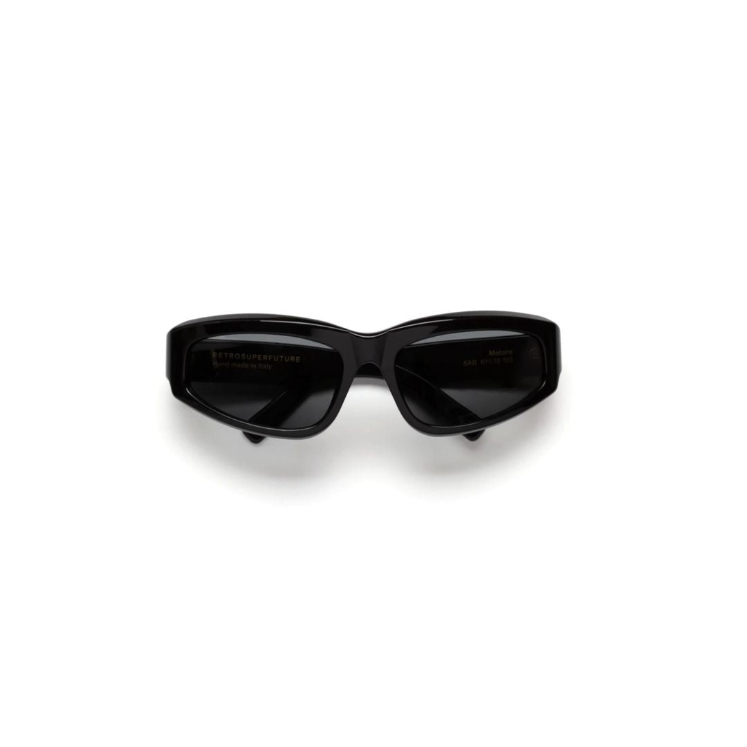 Retrosuperfuture Motore Black Bold Rectangular Frame Sunglasses