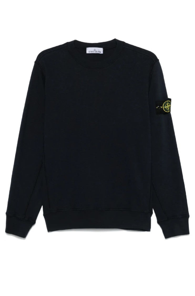 Stone Island Classic Crew Neck Cotton Sweatshirt