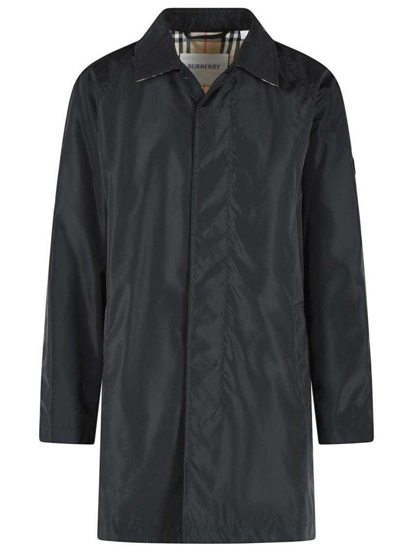 Burberry 'Ridgewood' Black Nylon Car Coat