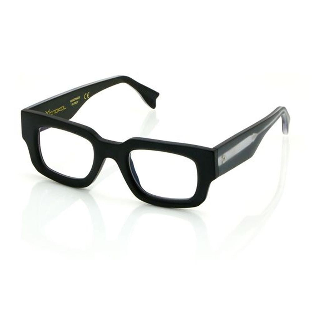 Monokol Concept Eyewear Mk263 Geometric Rectangular Mk263 Eyewear In Satin Black