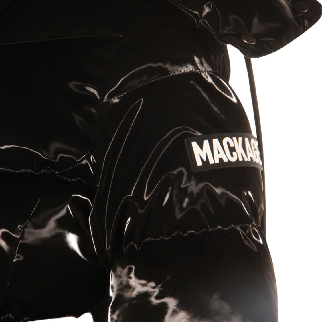 Mackage Glossy Black Puffer Coat