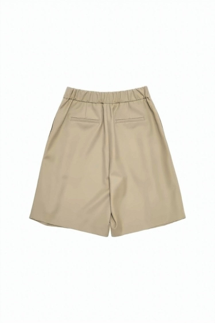 Amomento Tailored High-Waist Shorts With Flared Silhouette