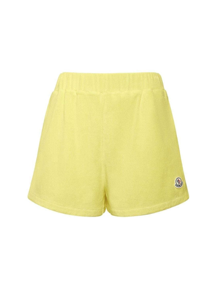 Moncler Logo Patch Terry Shorts