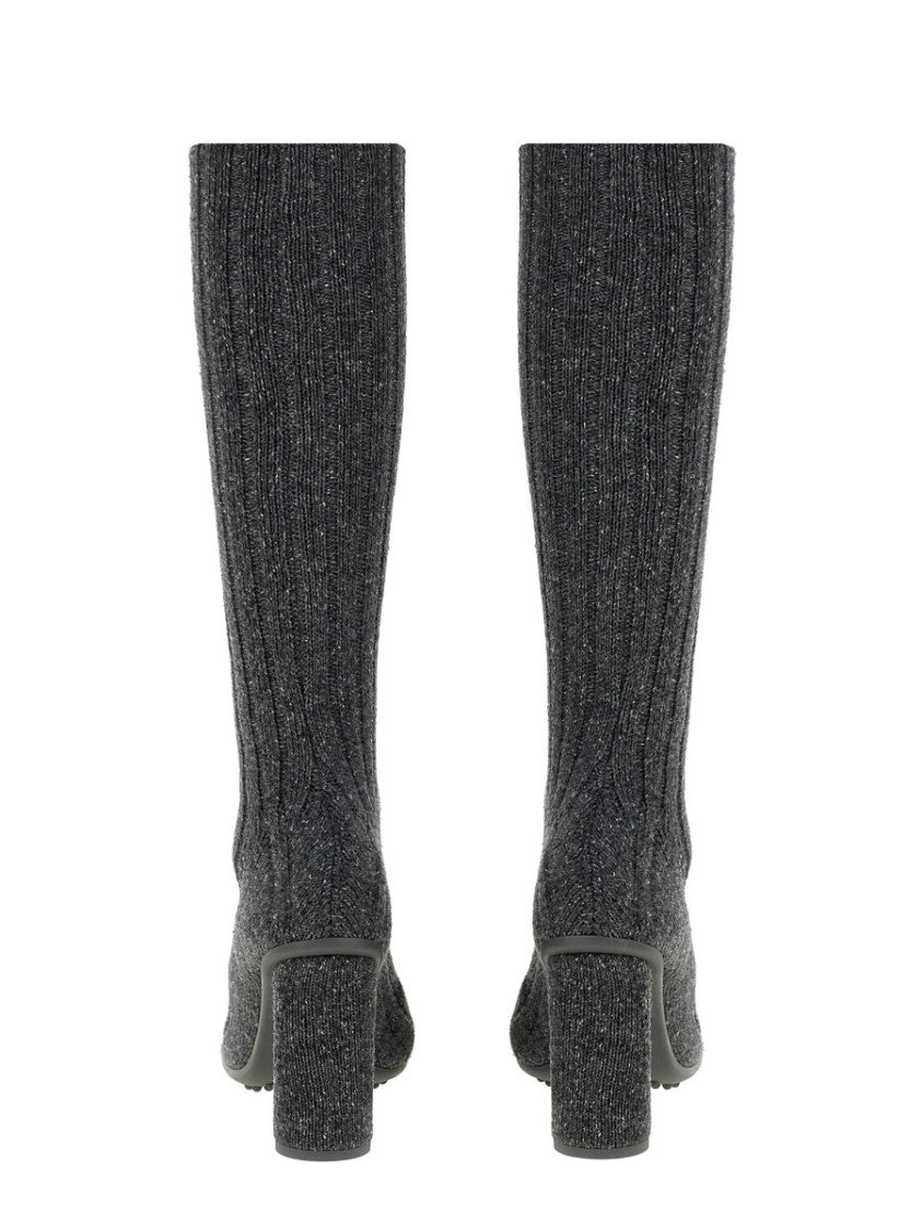 Bottega Veneta High-Heeled Atomic Boot With Refined Silhouette