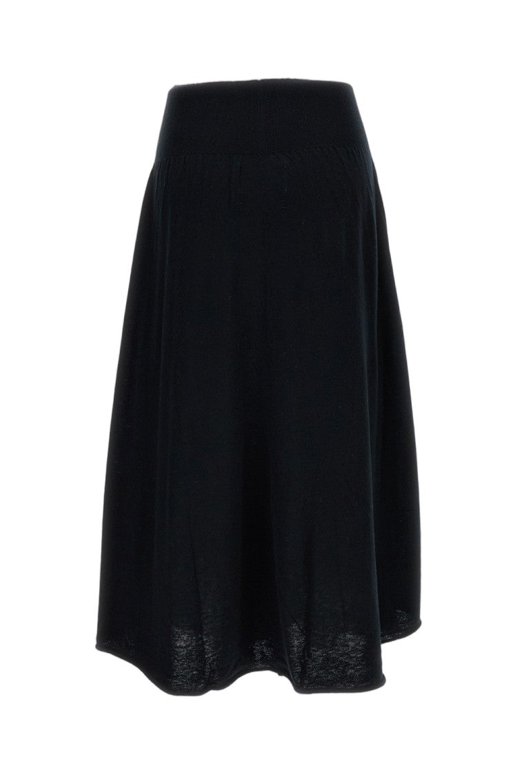 Extreme Cashmere Black Seduce N.470 Midi Skirt
