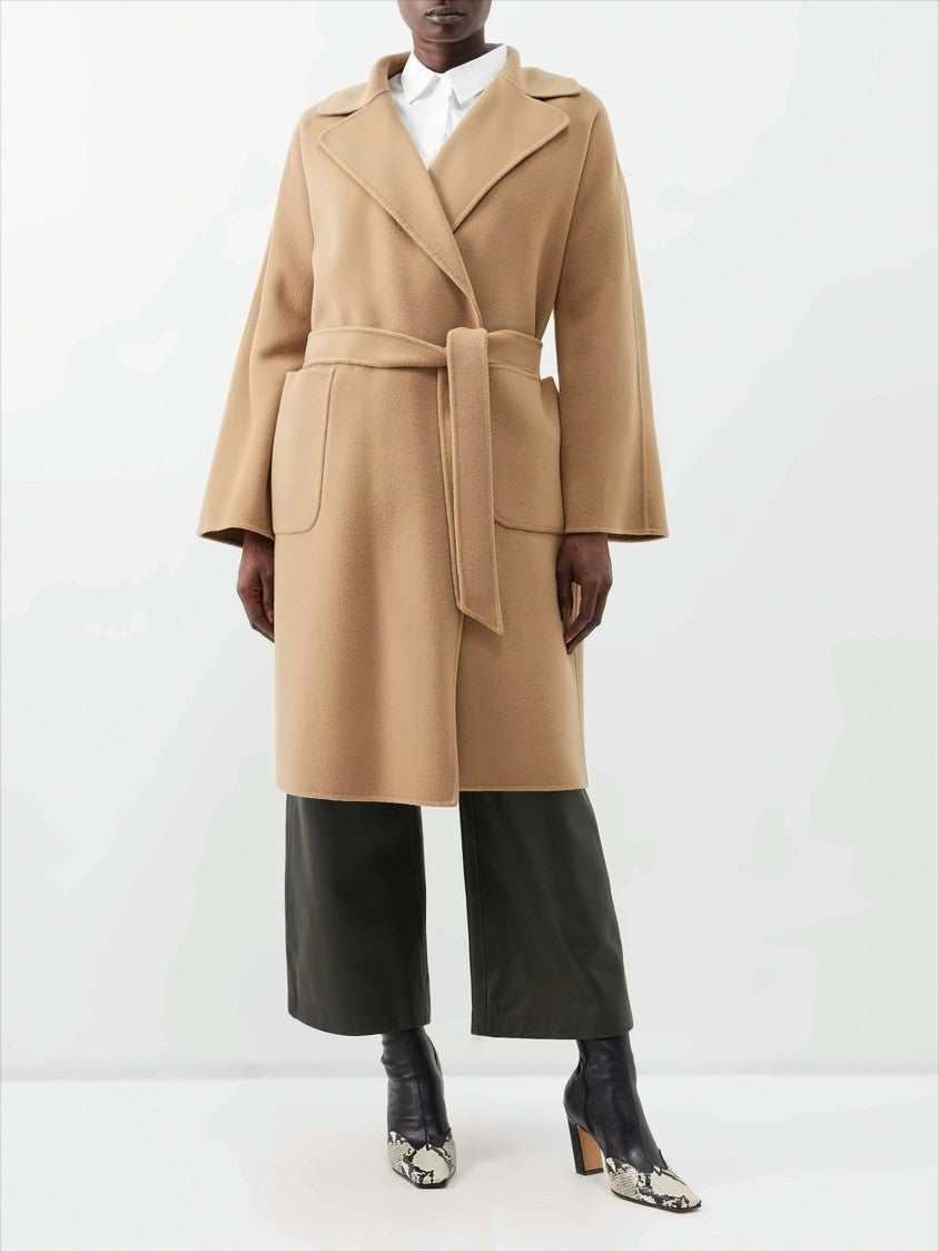 Max Mara Tailored Wool Coat With Wide Lapel