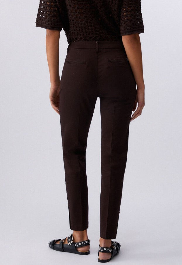Liu Jo Slim-Fit Chino Trousers With Jewel Detail