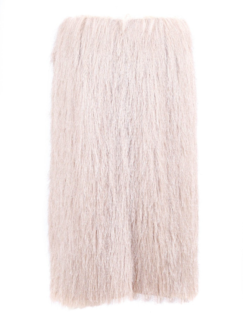 Peserico Straight Silhouette Skirt With Metallic Sheen