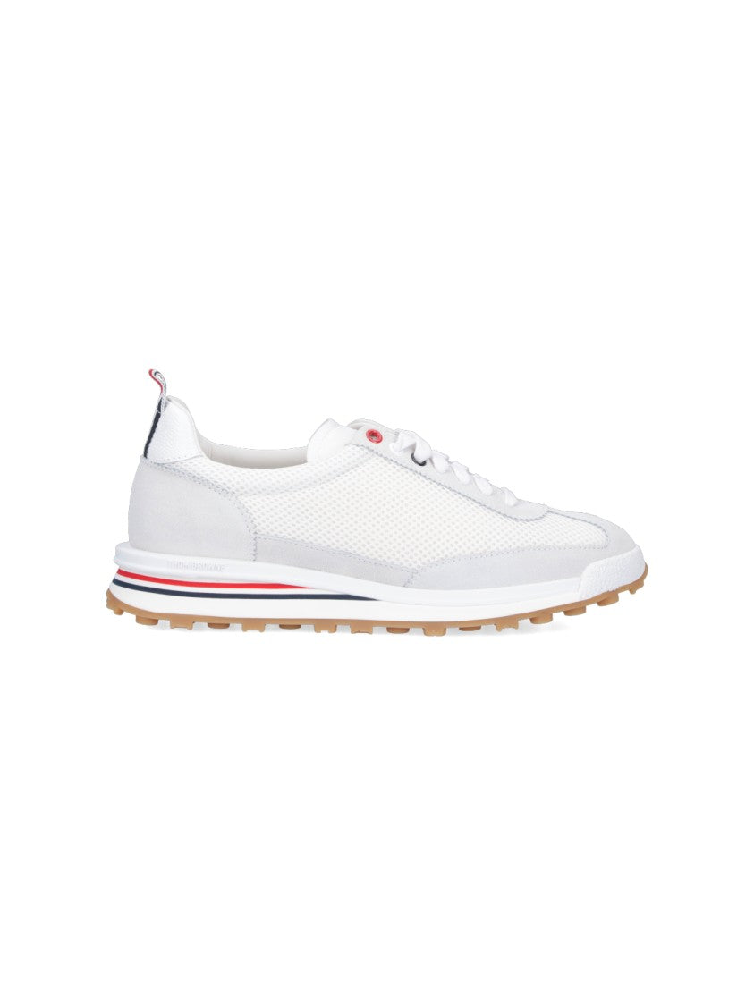 Thom Browne "Tech Runner" Sneakers – White