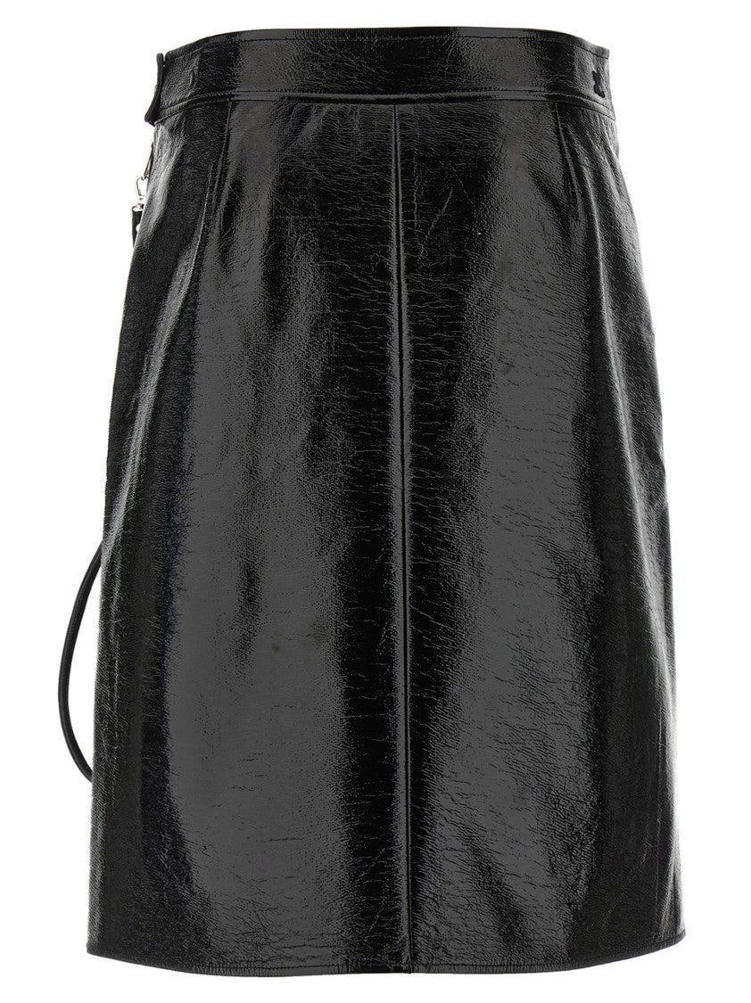 Courrèges Zipped Vinyl' Skirt