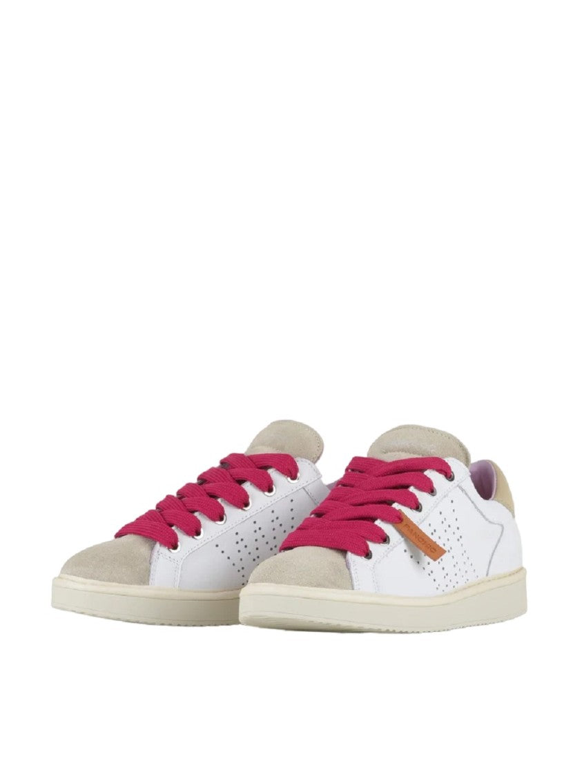 Panchic P01 Lace-Up Sneakers Fuchsia Wide-Weave Laces