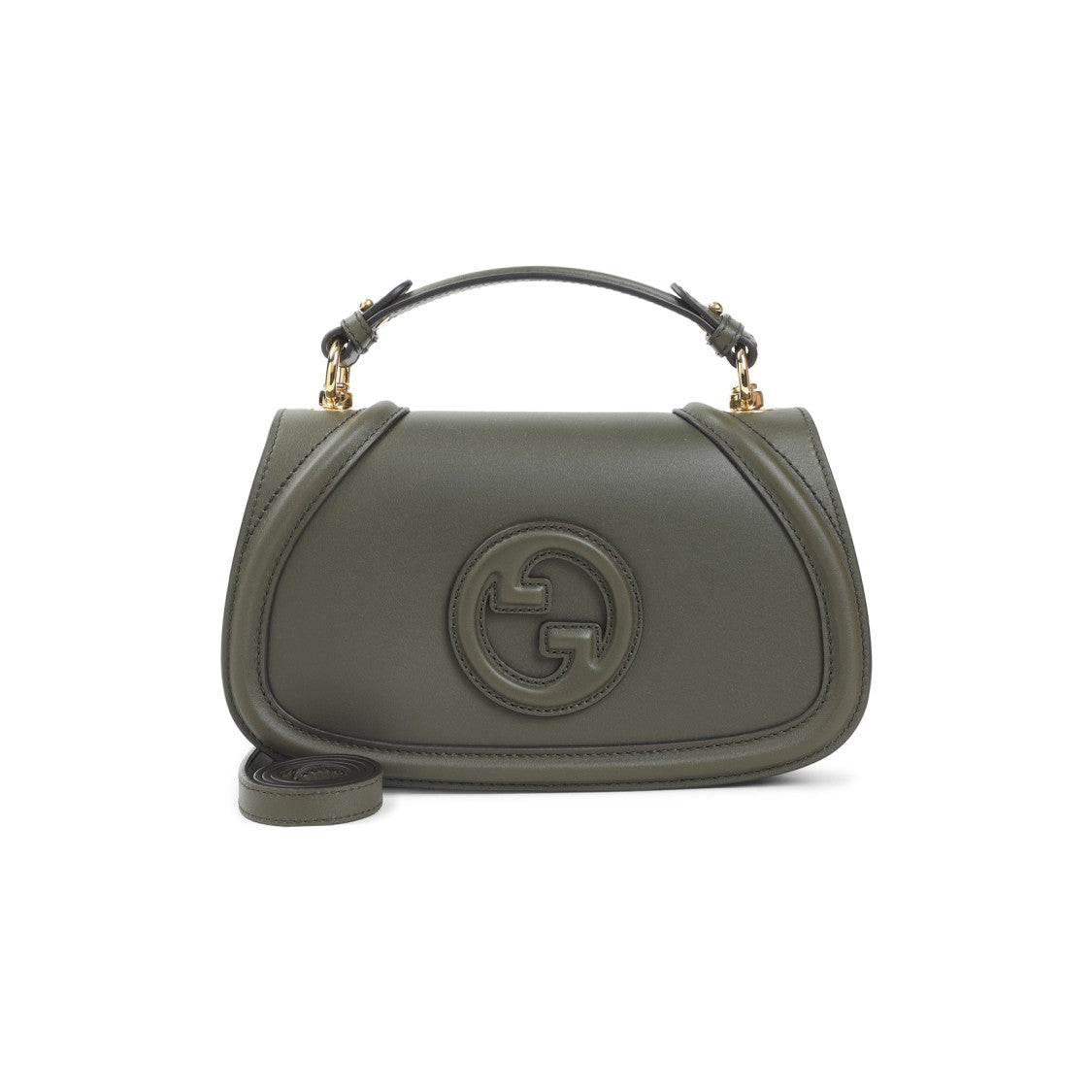 Gucci Green Leather Shoulder Bag