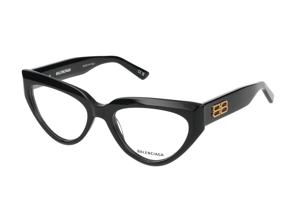 Balenciaga Eyeglasses Bb0276o 001 Black Black Transparent 53/18/140
