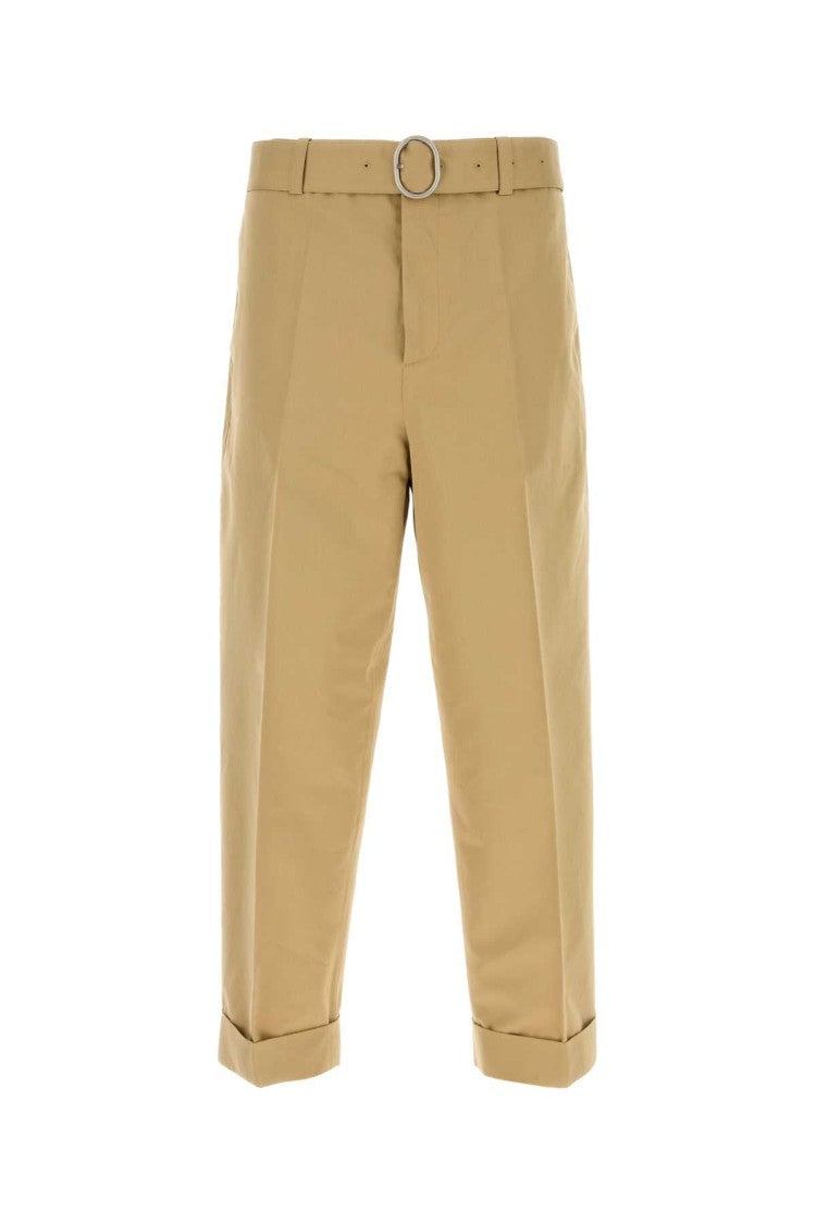 Jil Sander Beige Cotton Blend Pant