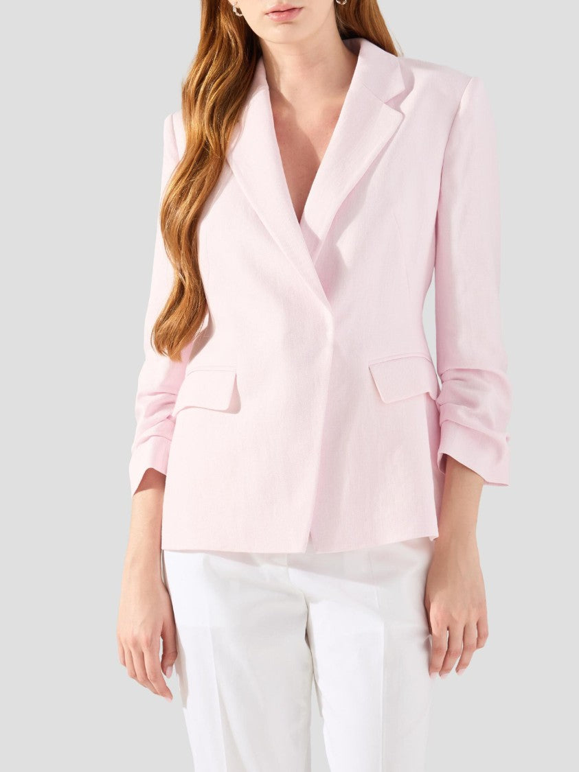Boss Pastel Pink Tailored Blazer
