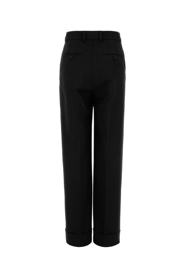 Dolce & Gabbana Black Wool Pant