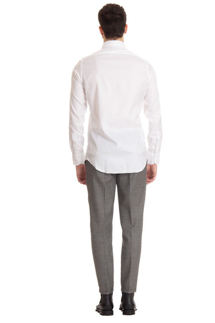 Finamore Traveller Cotton Tailored Shirt