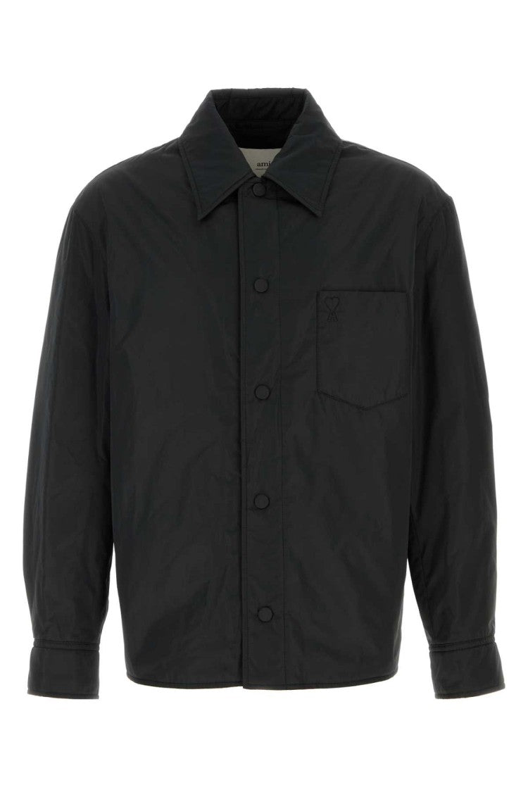 Ami Black Polyester Shirt