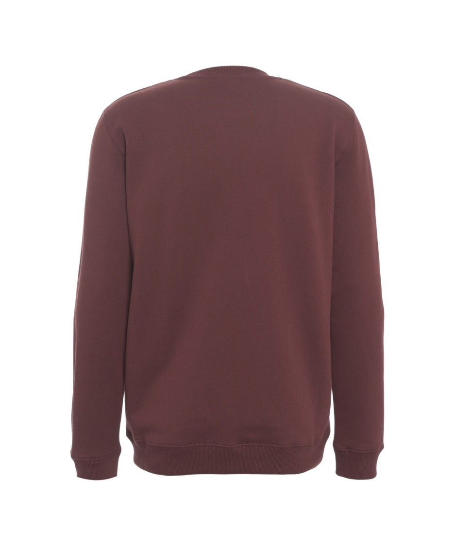 Dondup Burgundy Crew Neck Sweatshirt