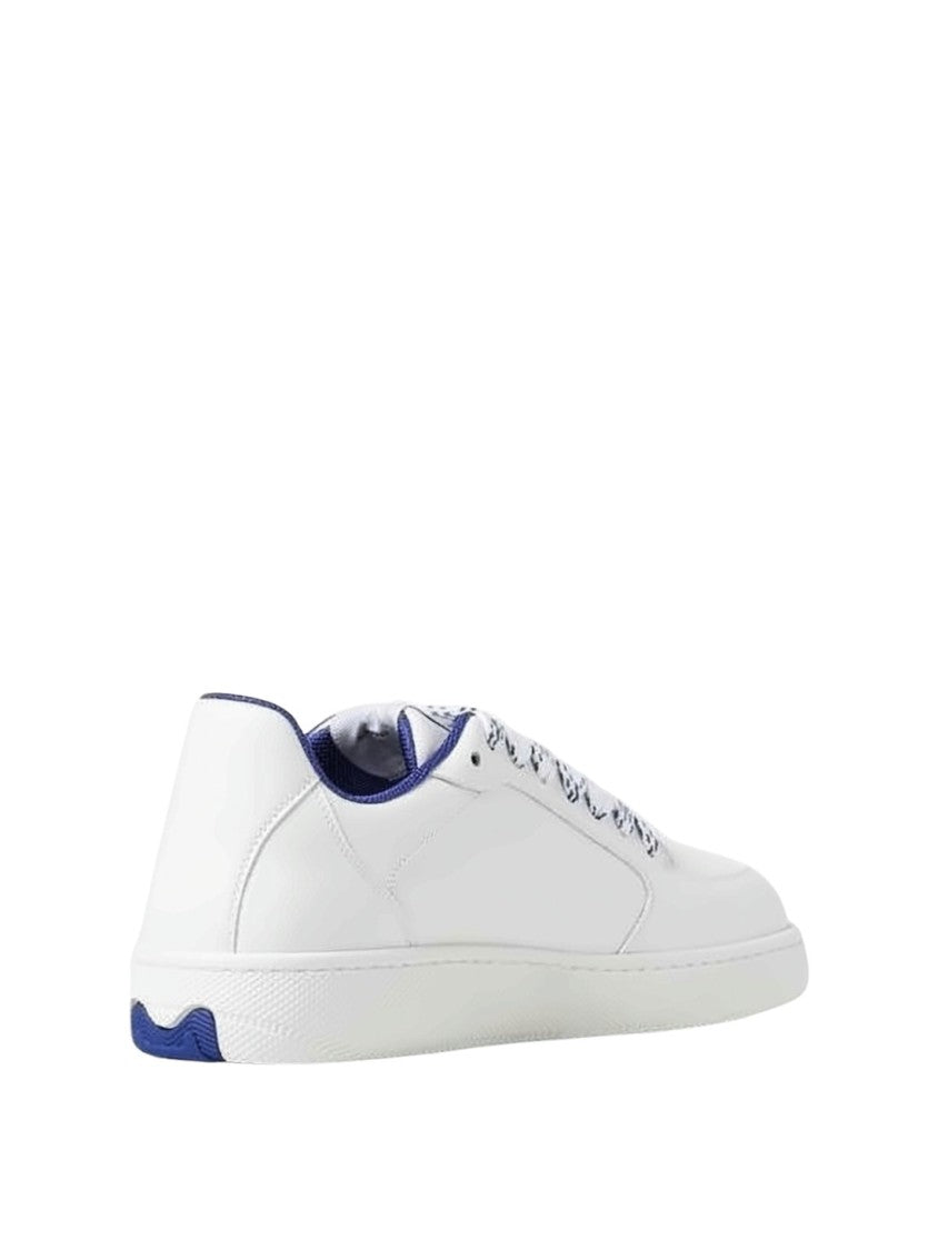 Burberry Low-Top White Leather Sneakers