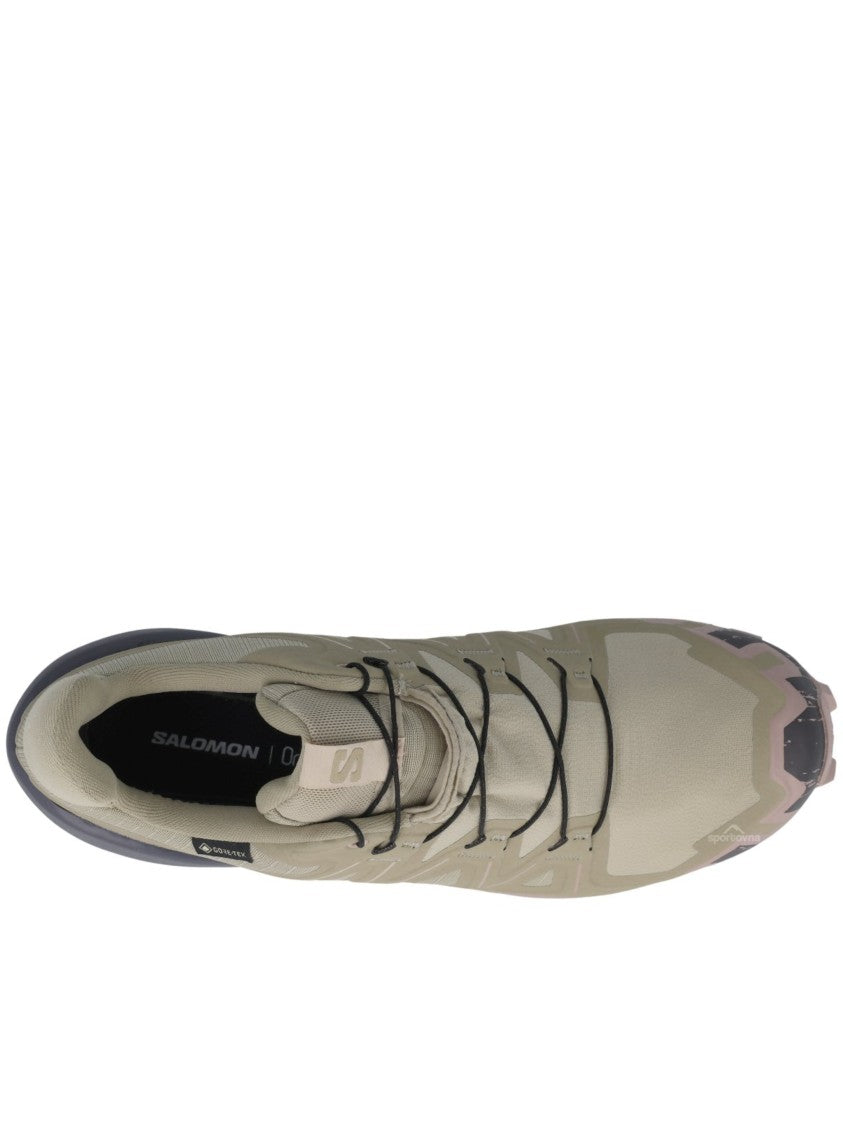 Salomon Trail-Ready Beige Gtx Shoes With Padded Collar