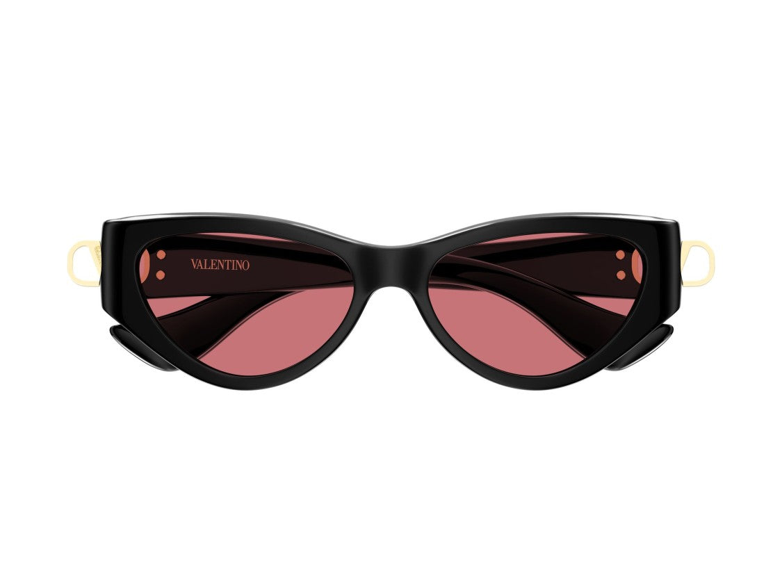 Valentino Gold Vg0014s Bold Cat-Eye Sunglasses