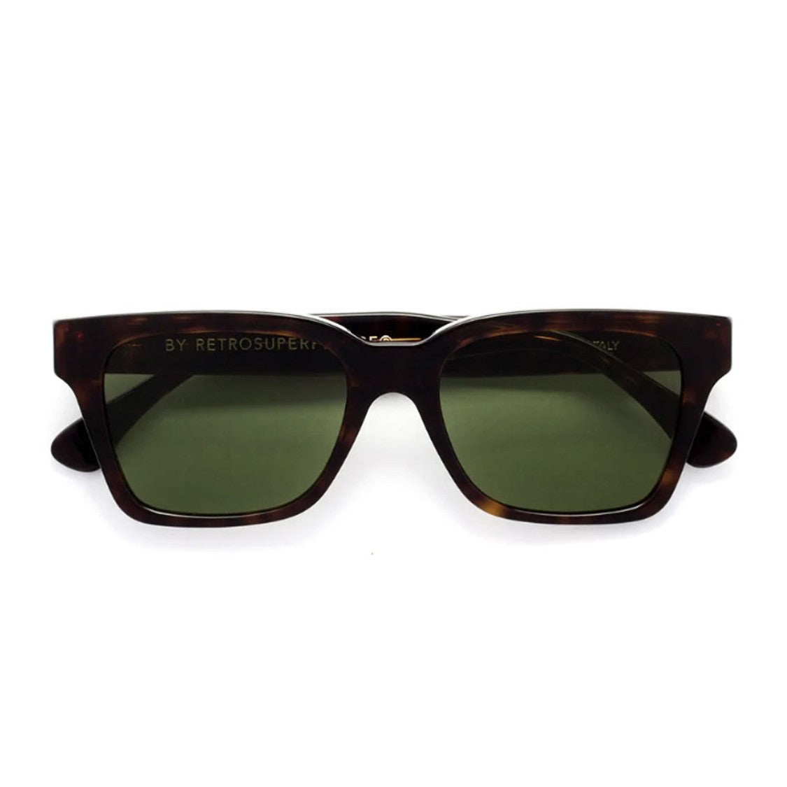 Retrosuperfuture Havana America Acetate Rectangular Sunglasses